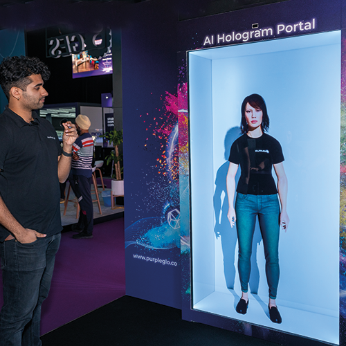 AI Hologram Portal